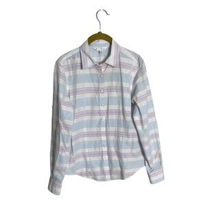 Brooks Brothers Pastel Stripe Button Front Blouse 4